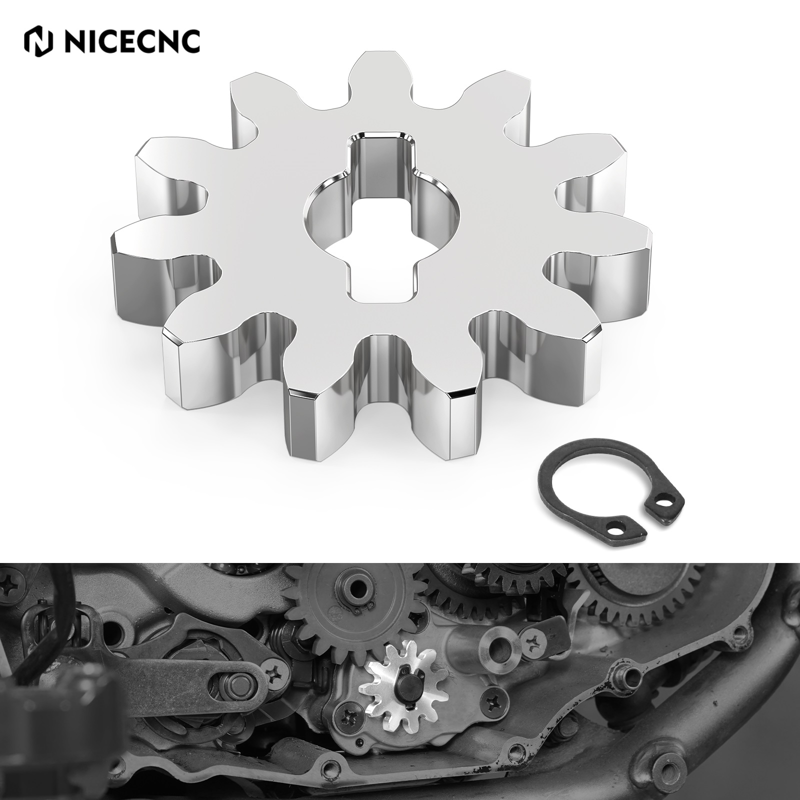 Motorcycle Gear Ratings - NICECNC For 2024 Suzuki DR-Z400 Motorcycle