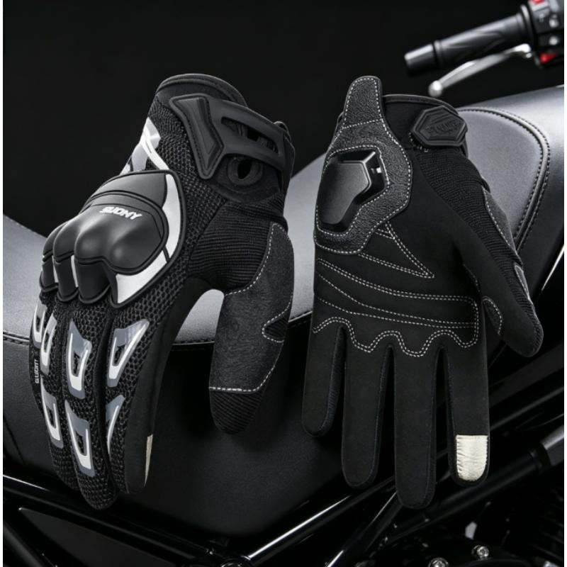 Motorcycle Gear For Woman - Suomy Moto Biker Touch Screen Gloves
