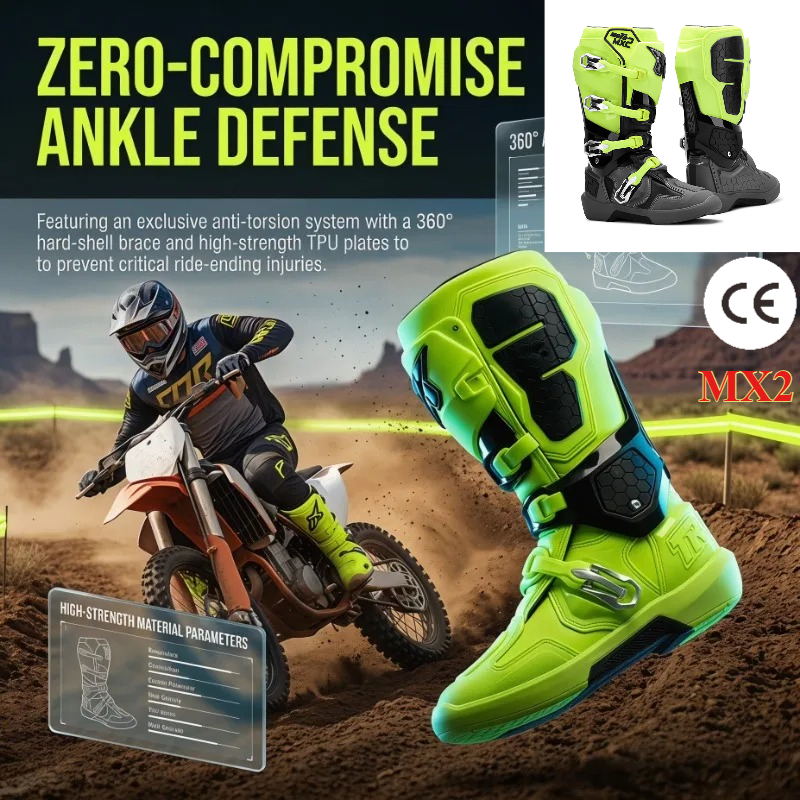 Knee Guard Hard - MX2 Hard Shell Motocross Knee Guards