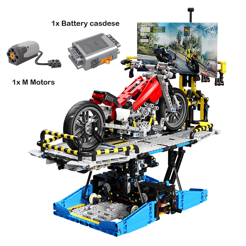 Motorcycle Gear Testing - High-tech Motorcycle Test Bench Display Stand