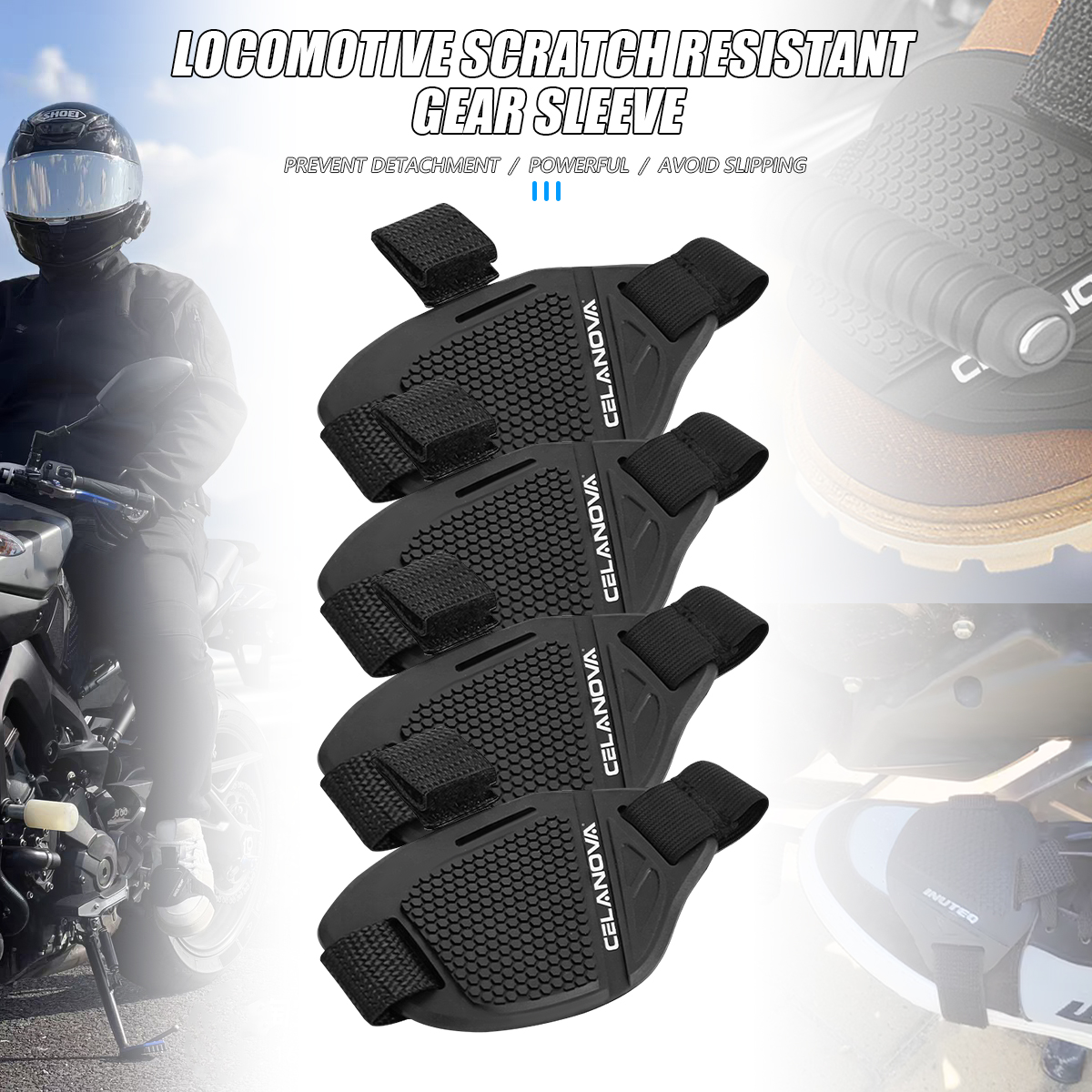 Motorcycle Gear For Woman - Universal Motorcycle Shoe Cover Guards Motorbike