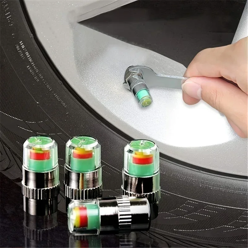 4pcs Car Tire Pressure Monitor - огляд і ціна Tyre Pressure Gauge
