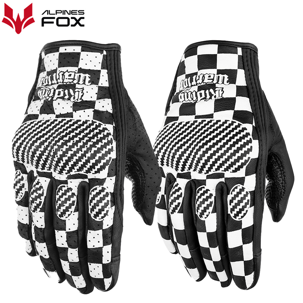 Vintage Motorcycle Gloves Genu - огляд і ціна Motorcycle Gear Fox