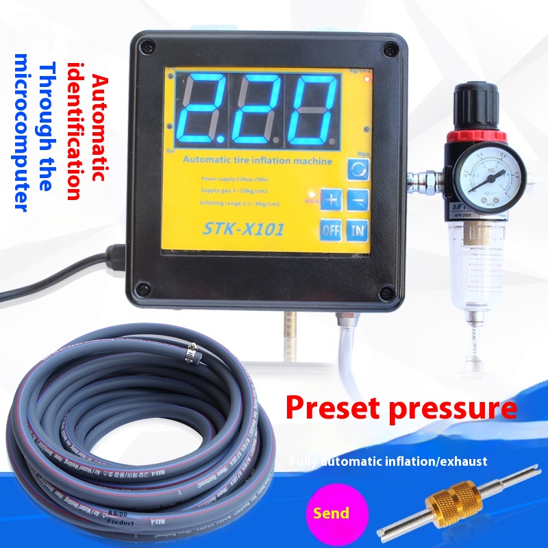Fully Automatic Car Tire Infla - огляд і ціна Tyre Pressure Gauge