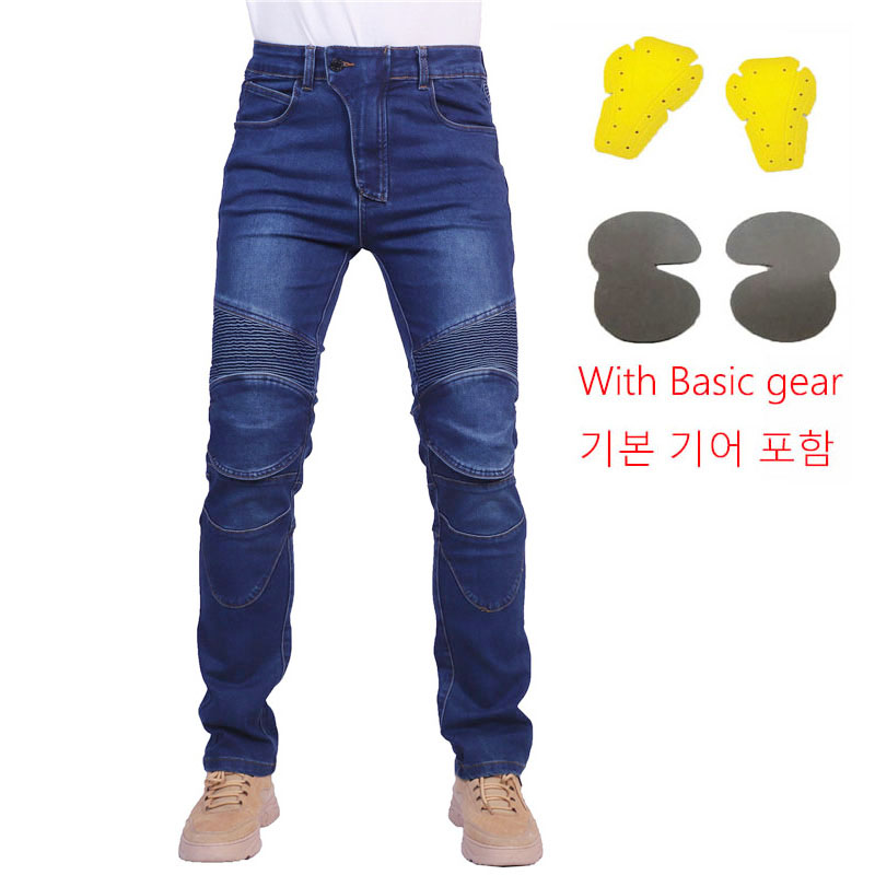 Men Jeans Embroidery Motorcycl - огляд і ціна Motorcycle Gear Testing
