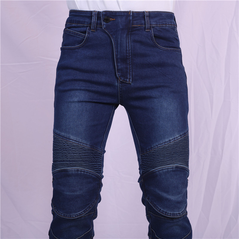 Men Jeans Embroidery Motorcycl - огляд і ціна Motorcycle Gear Testing