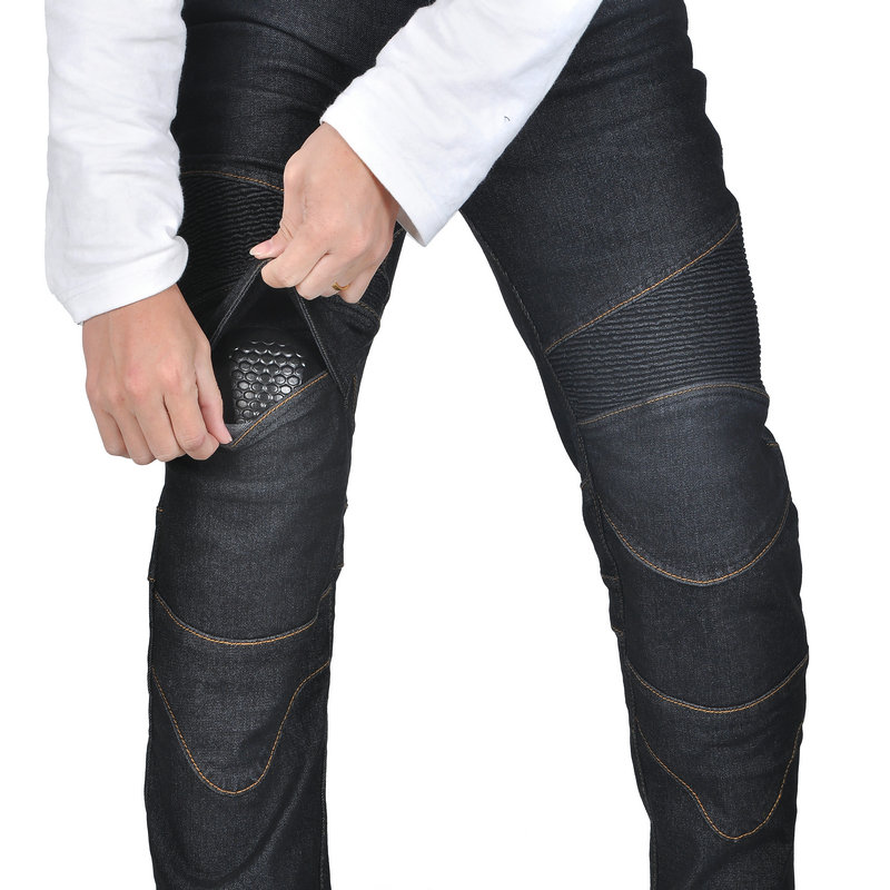 Men Jeans Embroidery Motorcycl - огляд і ціна Motorcycle Gear Testing