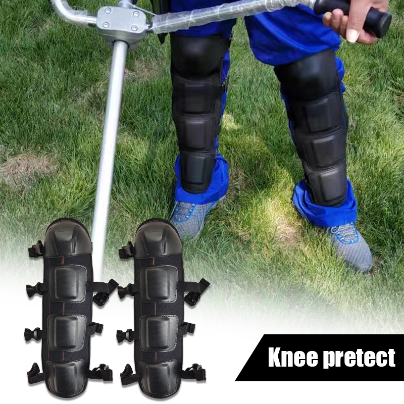 2Pcs Black Leg Protector With  - огляд і ціна Knee Guard Hard