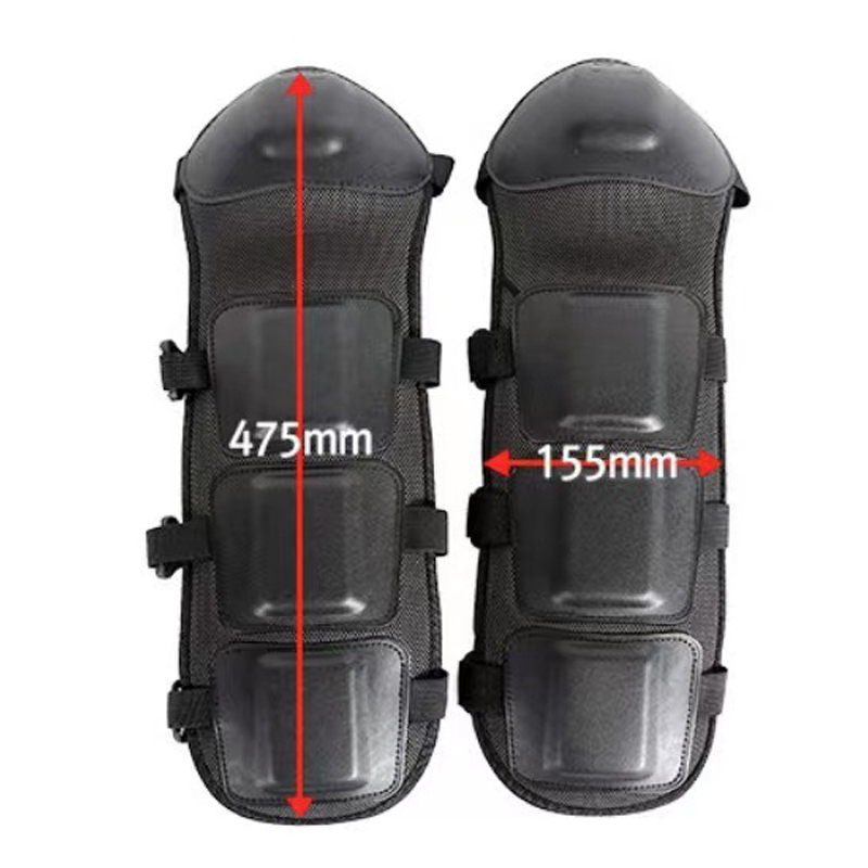 2Pcs Black Leg Protector With  - огляд і ціна Knee Guard Hard