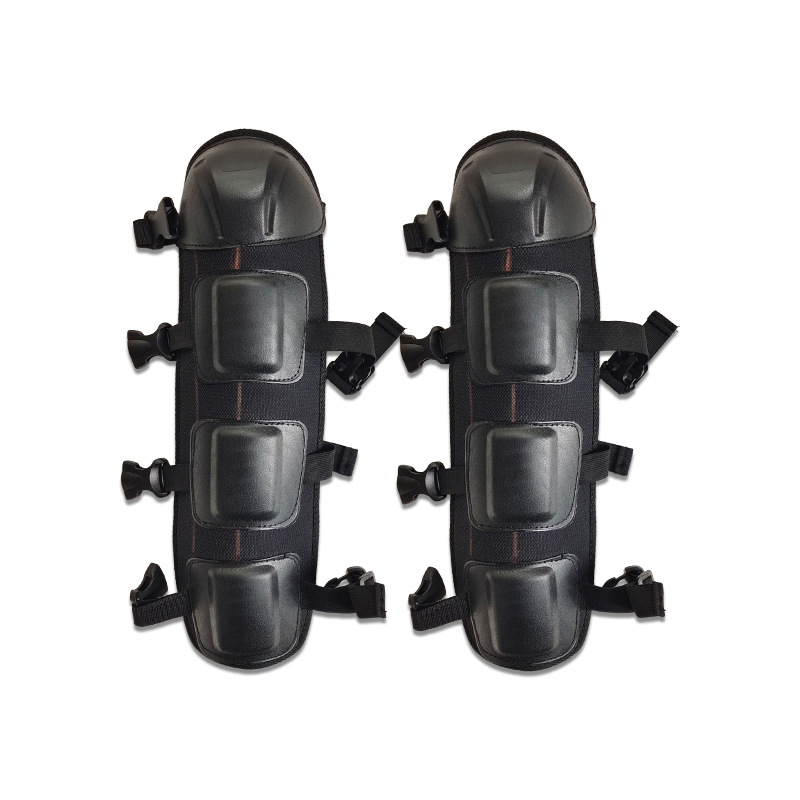 2Pcs Black Leg Protector With  - огляд і ціна Knee Guard Hard