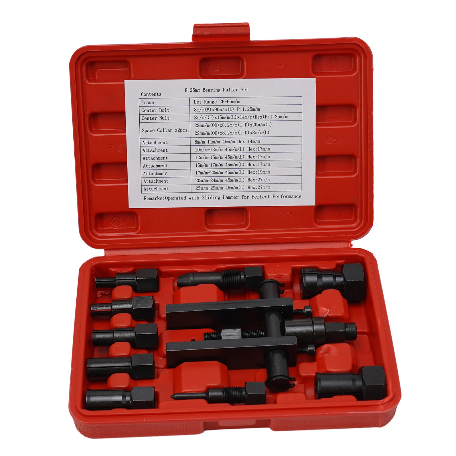 10pcs Bearing Puller Set Two-J - огляд і ціна Motorcycle Gear Auto