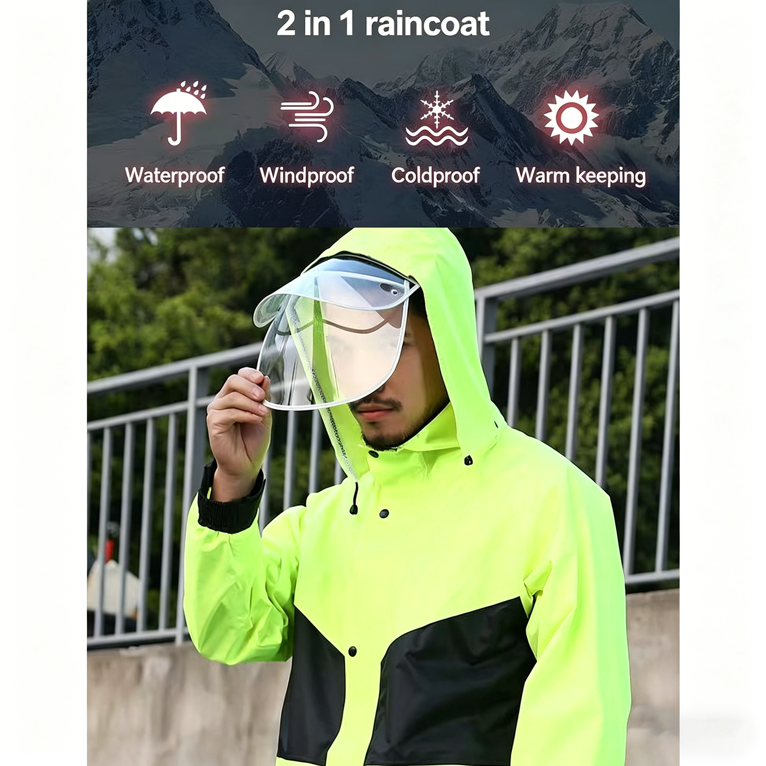 Motorcycle Raincoat Suits Men  - огляд і ціна Motorcycle Gear For Woman