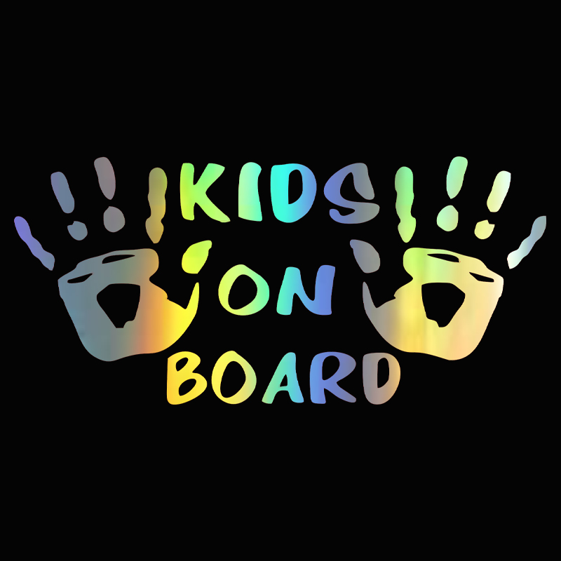 3D Car Sticker KIDS ON BOARD C - огляд і ціна Motorcycle Gear Equipment
