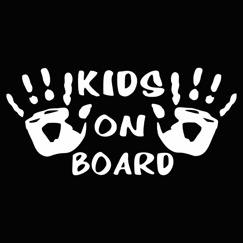 3D Car Sticker KIDS ON BOARD C - огляд і ціна Motorcycle Gear Equipment