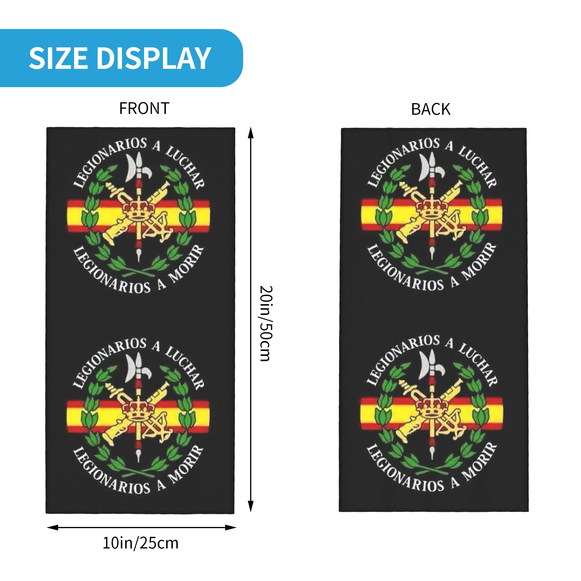 Custom Spanish Legion Bandana  - огляд і ціна Neck Warmer Balaclava