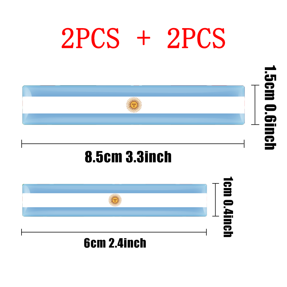 4pcs 3D Epoxy Flag Sticker Aut - огляд і ціна Motorcycle Gear Auto
