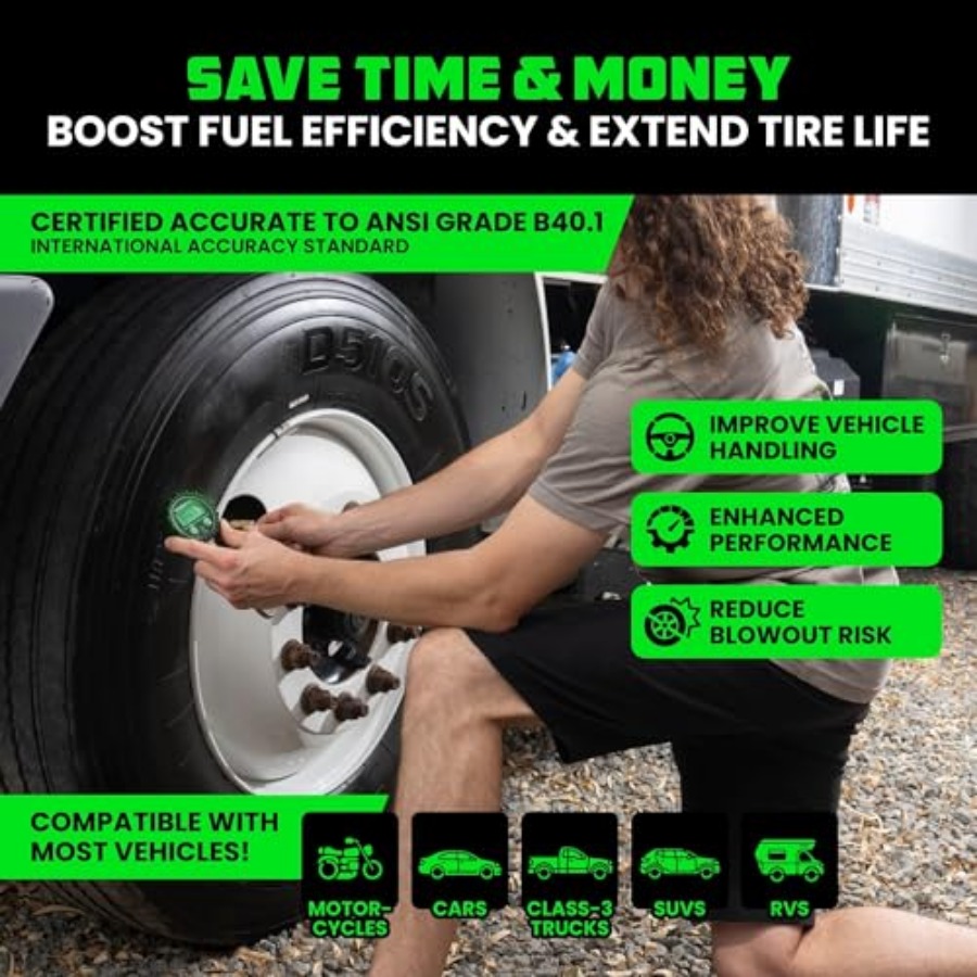 Digital Tire Pressure Gauge wi - огляд і ціна Tyre Pressure Gauge