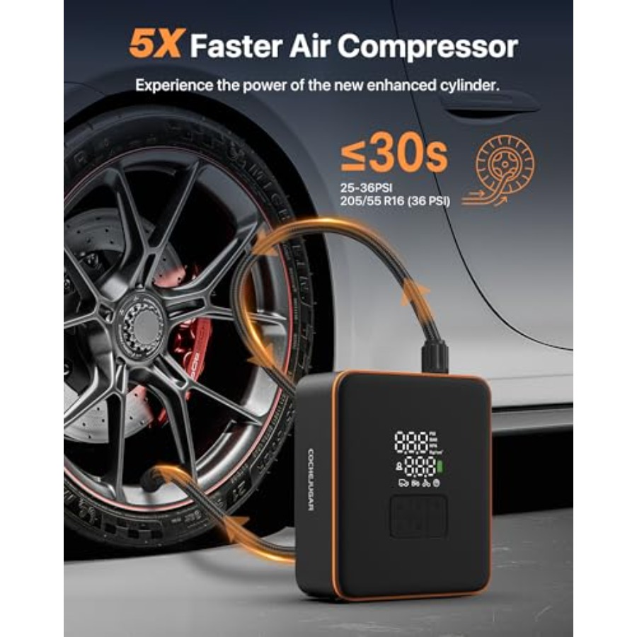 Tire inflator portable air com - огляд і ціна Tyre Pressure Gauge