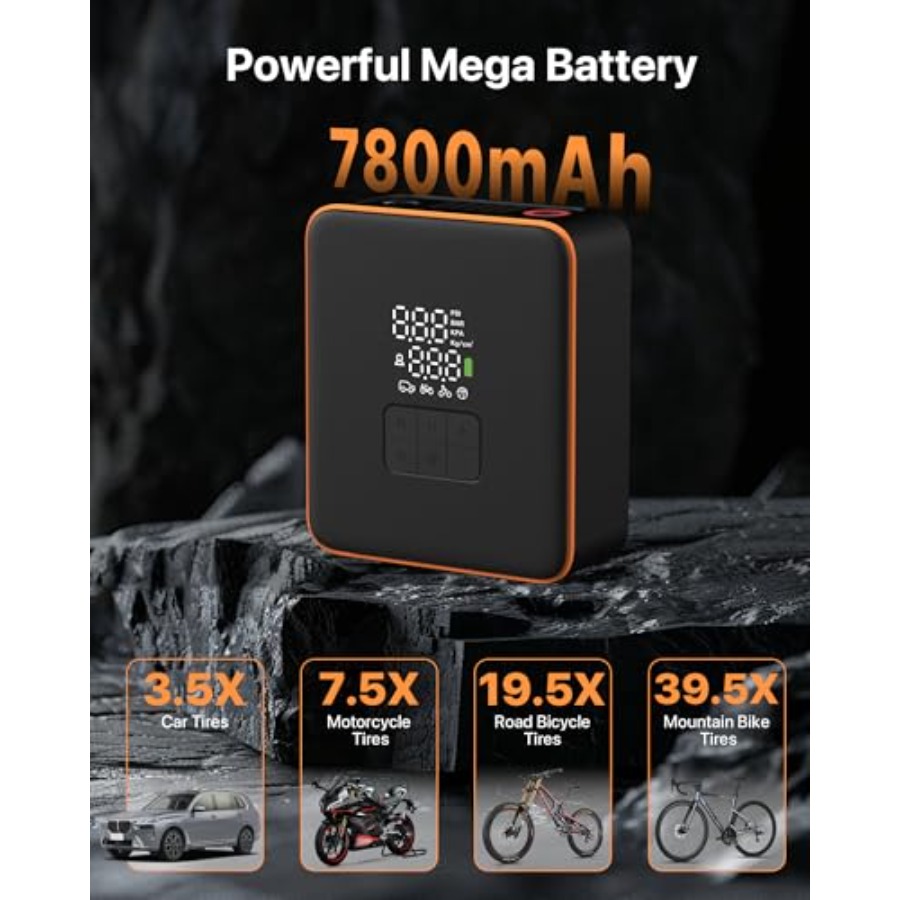 Tire inflator portable air com - огляд і ціна Tyre Pressure Gauge