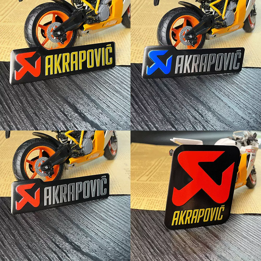 Motorcycle Exhaust Decals, 3D  - огляд і ціна Motorcycle Gear Equipment