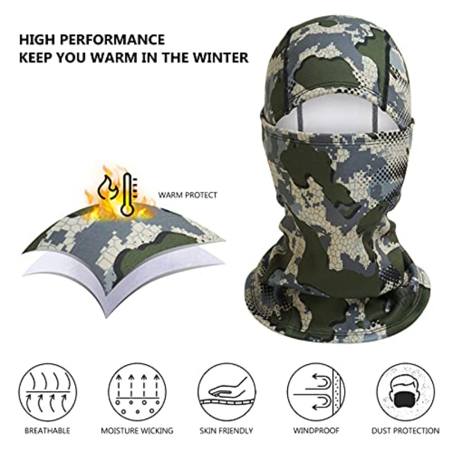 Winter Balaclava Fleece Ski Ma - огляд і ціна Neck Warmer Balaclava