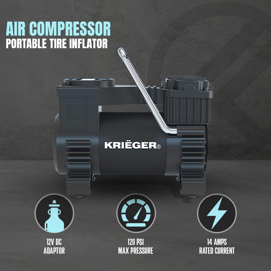 Portable Air Compressor Tire I - огляд і ціна Tyre Pressure Gauge