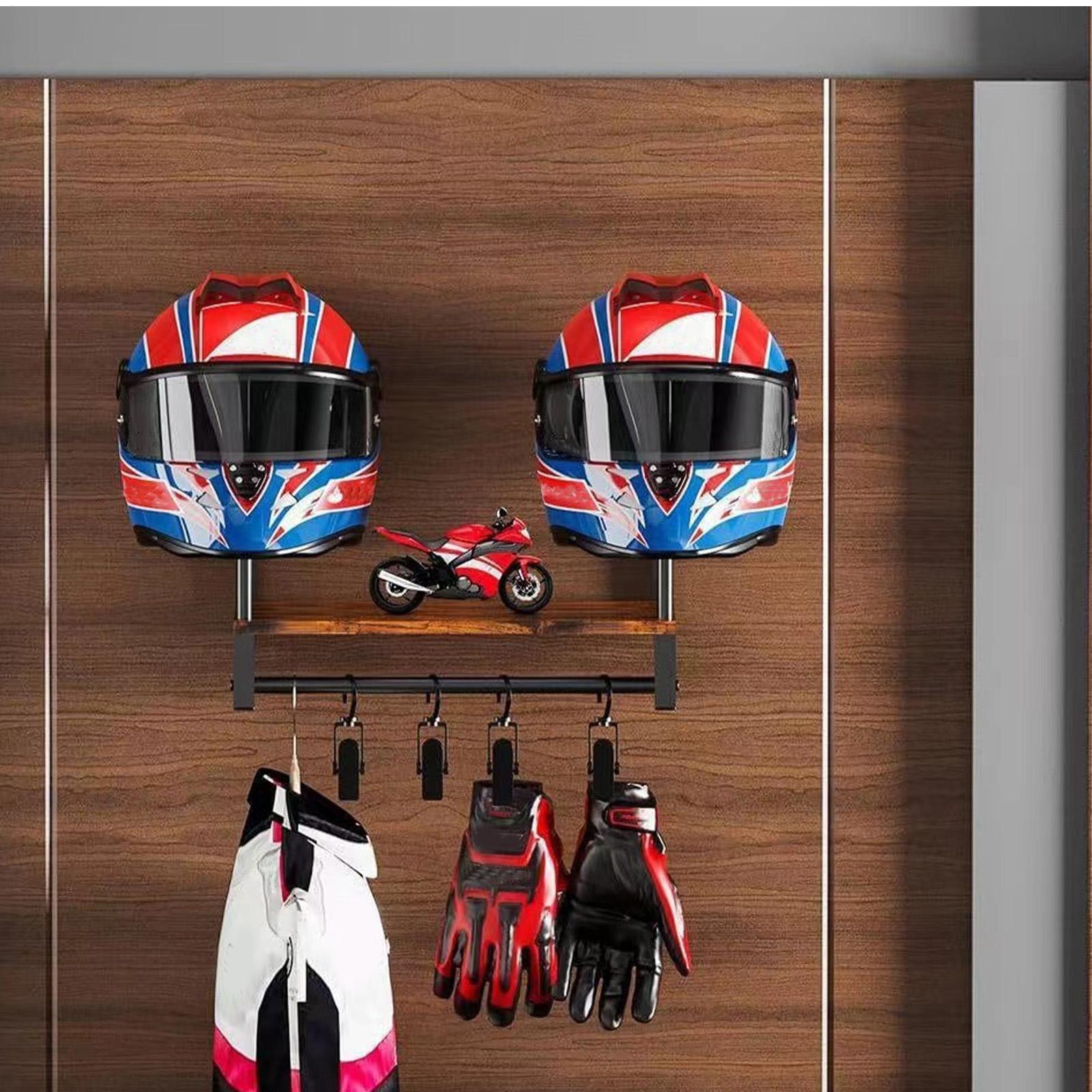 Wooden Motorcycle Helmet Displ - огляд і ціна Motorcycle Gear Display Rack