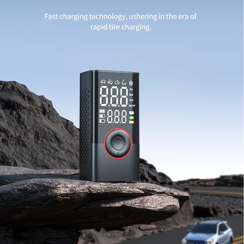 Rechargeable Air Pump Tire Inf - огляд і ціна Tyre Pressure Gauge