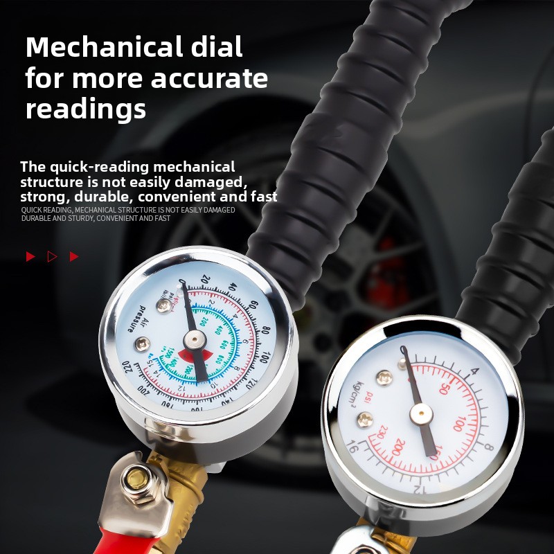 Quick inflation rod for large  - огляд і ціна Tyre Pressure Gauge