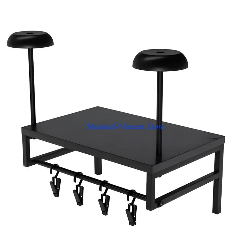 A70F Sturdy Helmet Wall Rack C - огляд і ціна Motorcycle Gear Display Rack