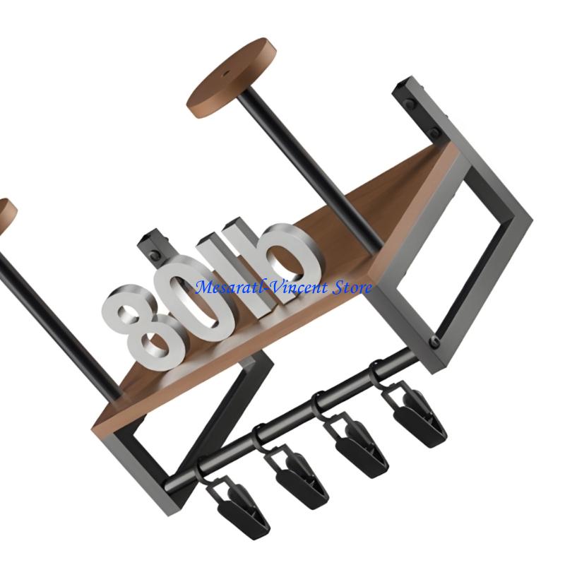 A70F Sturdy Helmet Wall Rack C - огляд і ціна Motorcycle Gear Display Rack