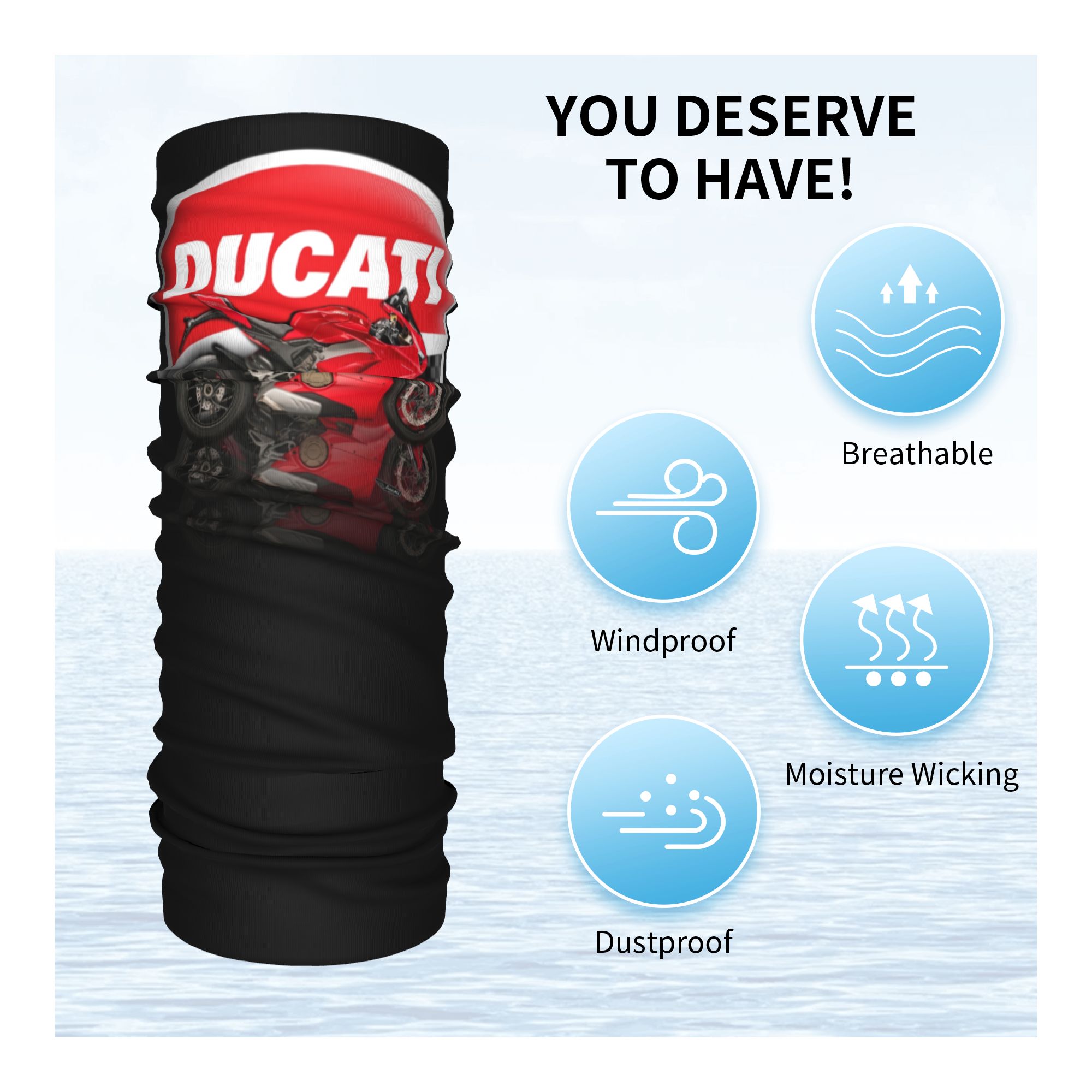 Custom Speed Ducatis Racing Ba - огляд і ціна Neck Warmer Balaclava