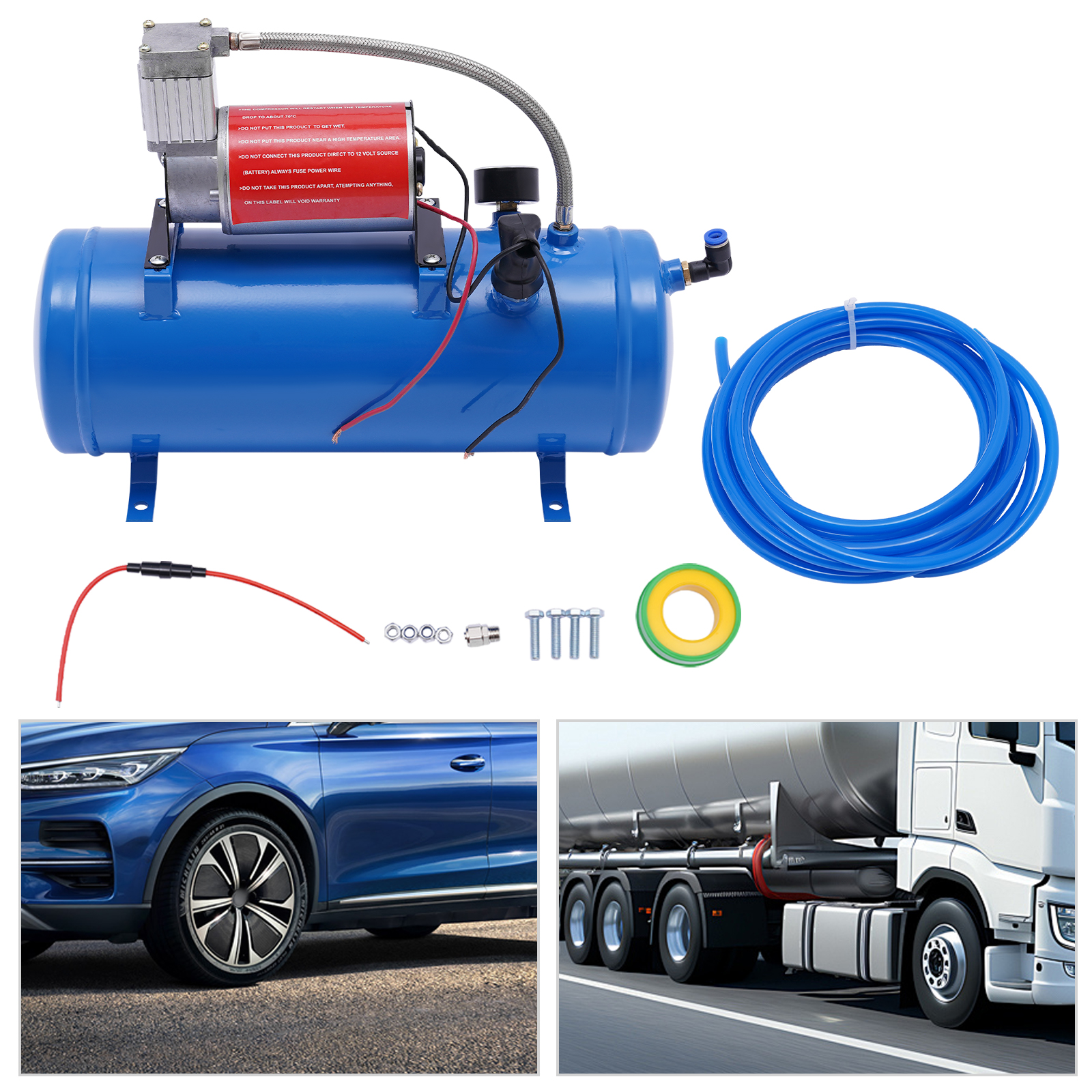150 Psi Air Compressor Pump Un - огляд і ціна Tyre Pressure Gauge