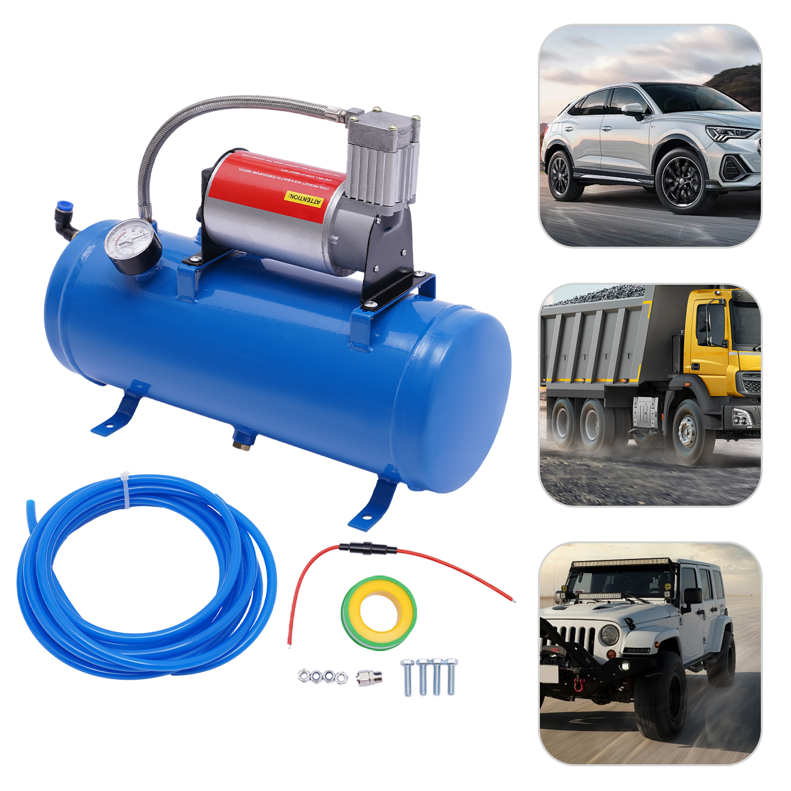 150 Psi Air Compressor Pump Un - огляд і ціна Tyre Pressure Gauge