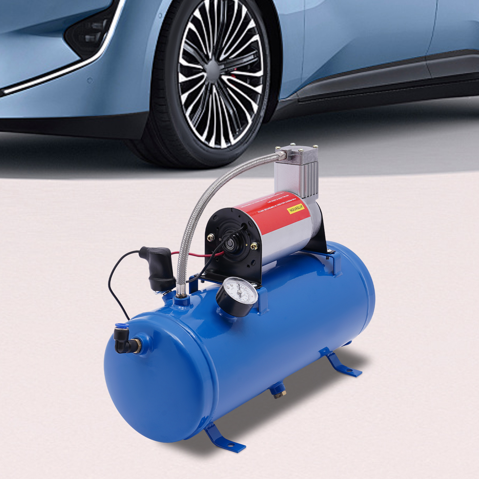 150 Psi Air Compressor Pump Un - огляд і ціна Tyre Pressure Gauge