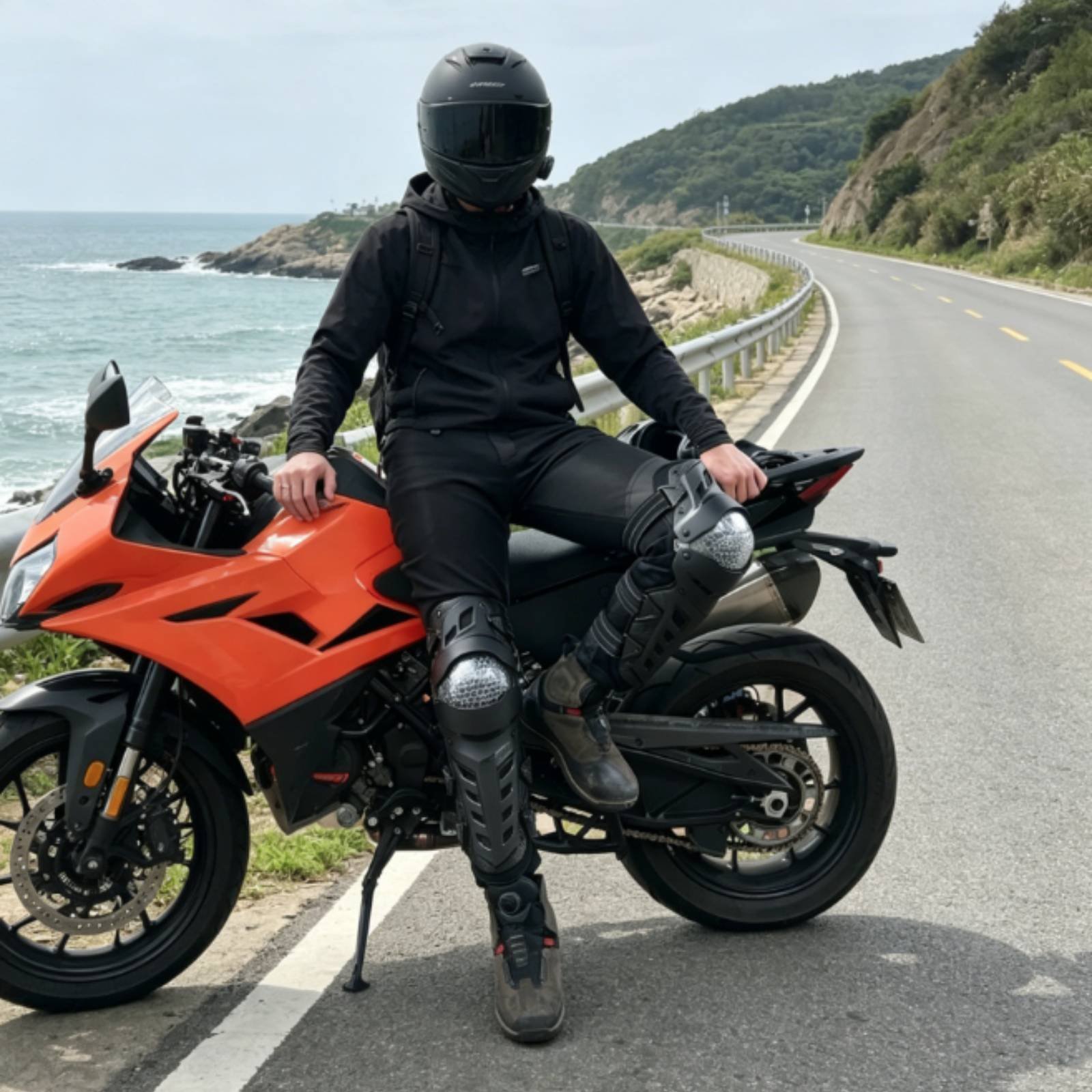Motorcycle Knee Pads Anti-Fall - огляд і ціна Knee Guard Hard