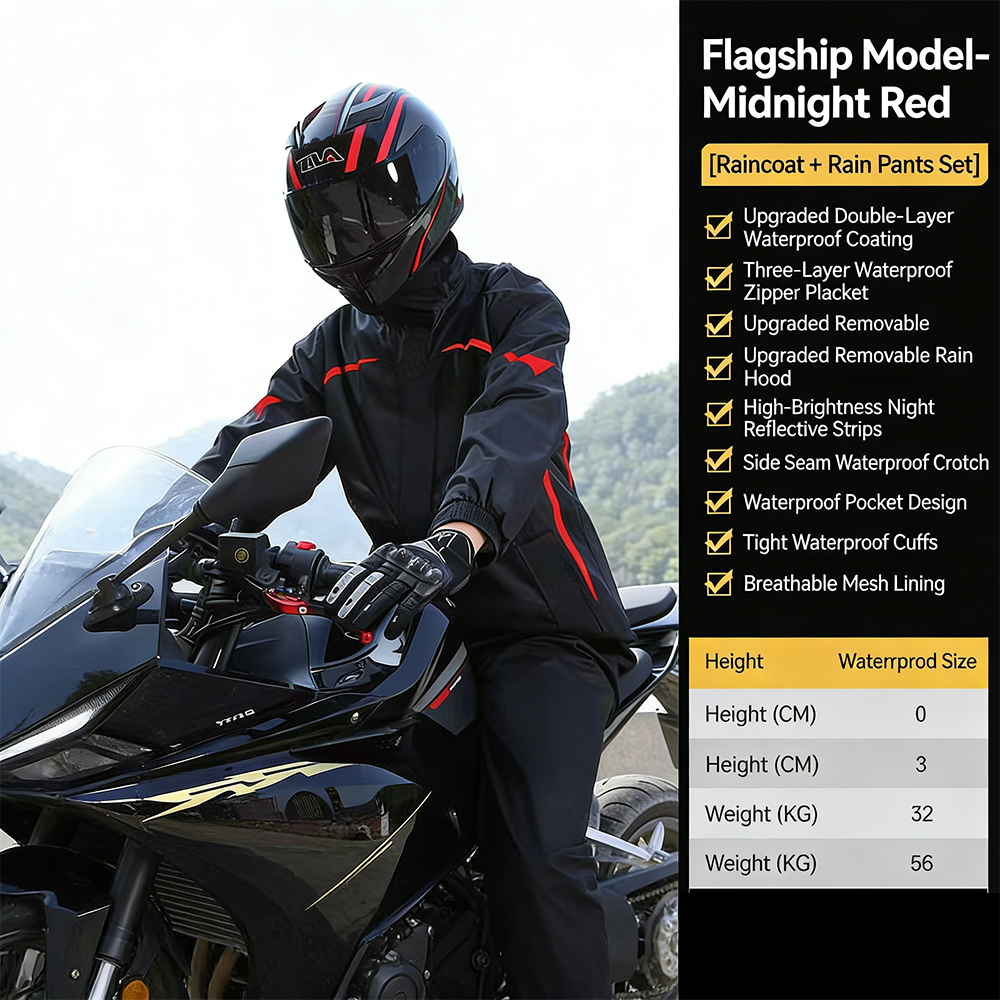 Motorcycle Rain Suit Men Women - огляд і ціна Motorcycle Gear For Woman