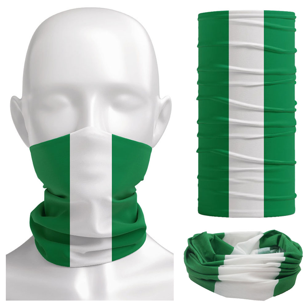 Nigeria Flag Bandanna Women Ne - огляд і ціна Neck Warmer Balaclava