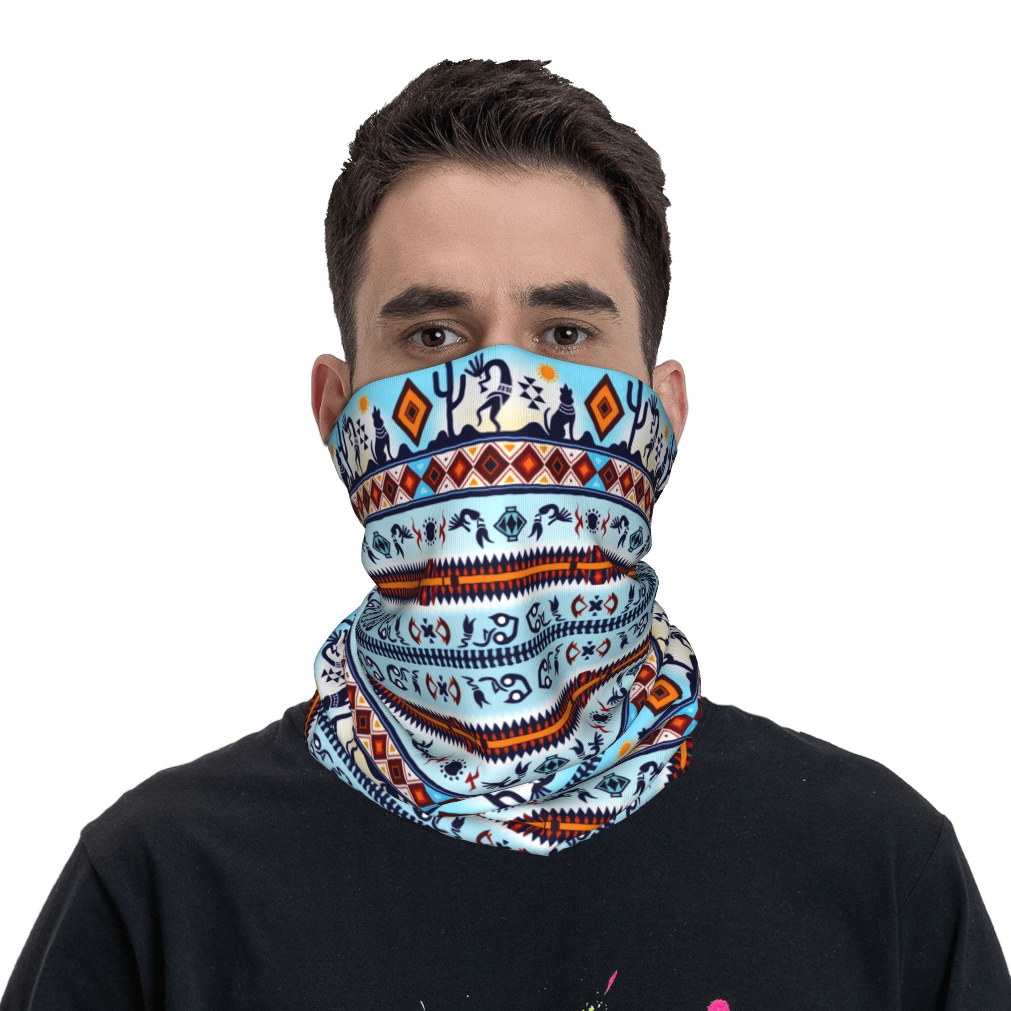 Custom Kokopelli Hohokam Treas - огляд і ціна Neck Warmer Balaclava
