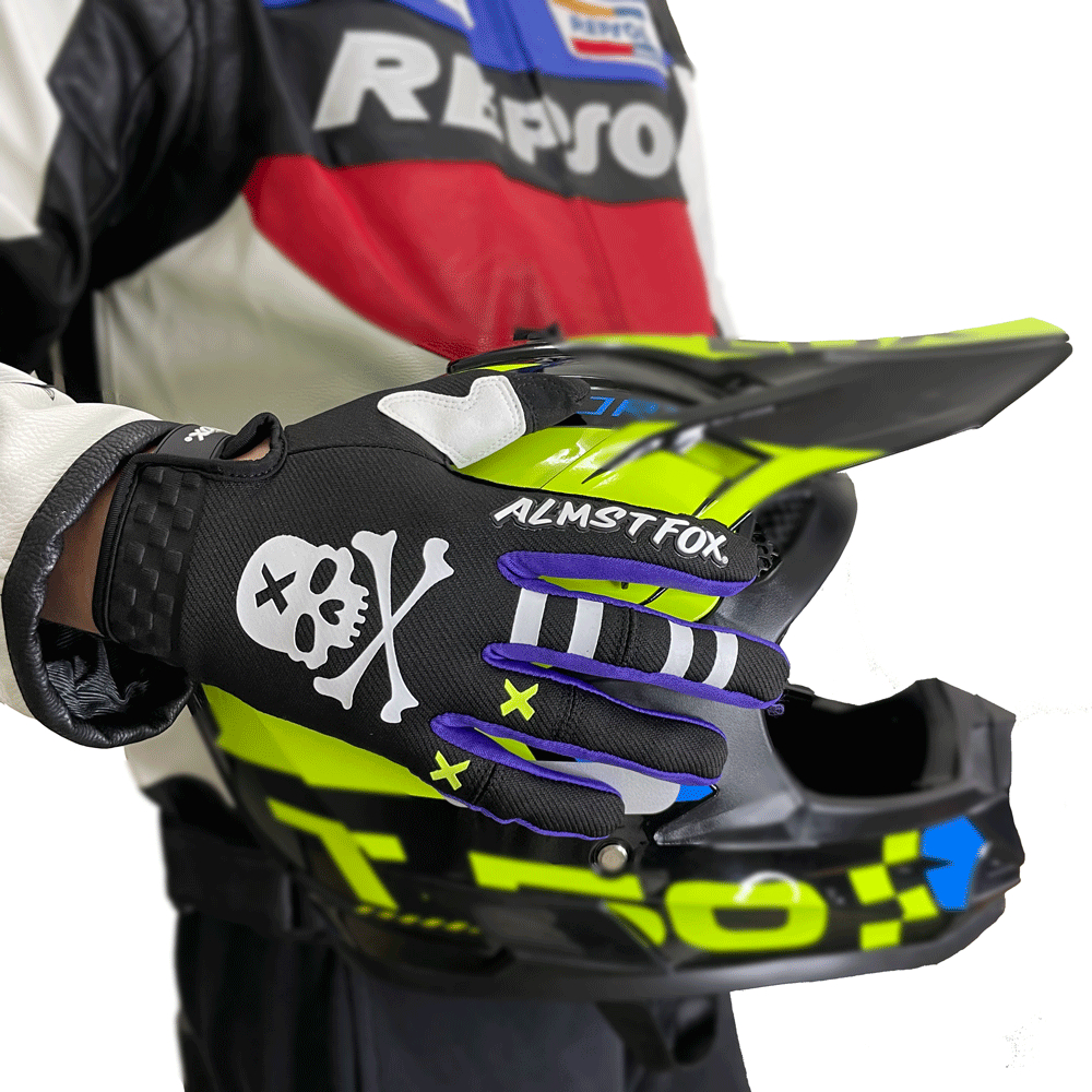 Almst Fox Skull Motorcycle Glo - огляд і ціна Motorcycle Gear Fox
