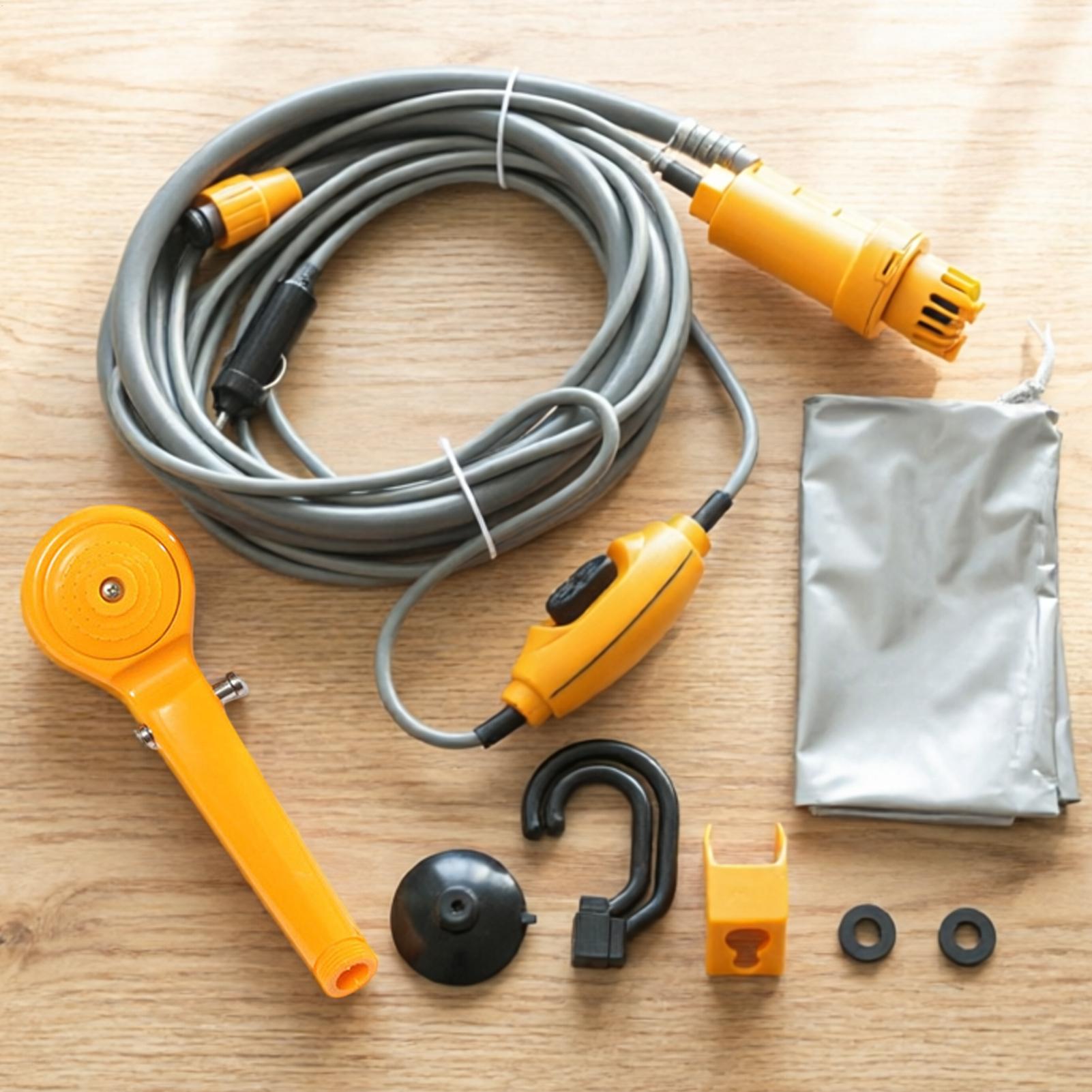 12V Portable Shower Electric C - огляд і ціна Motorcycle Gear Wash