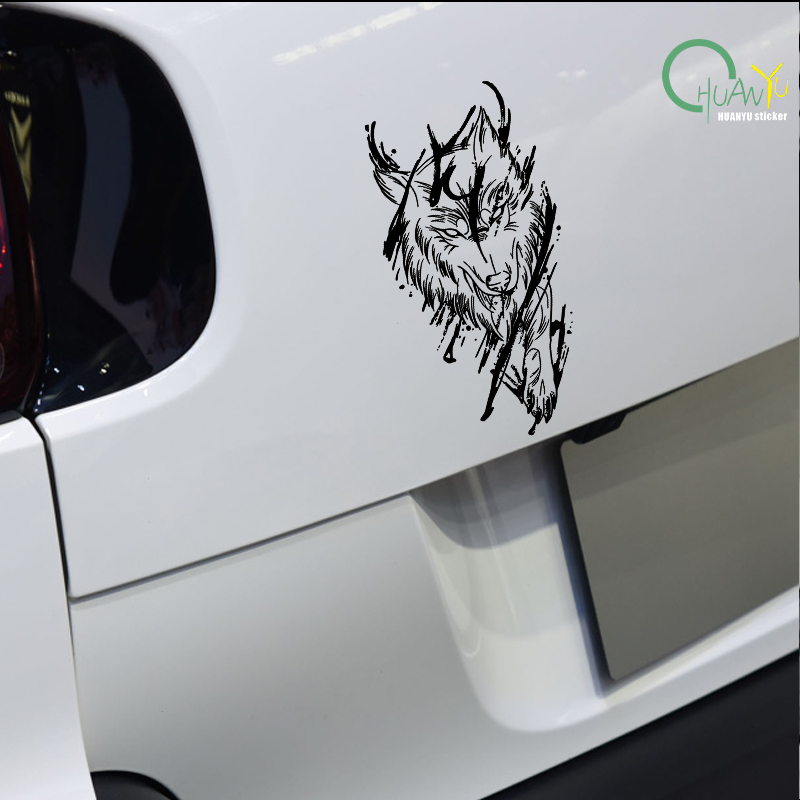 Dark magic wolf car decals car - огляд і ціна Motorcycle Gear Equipment