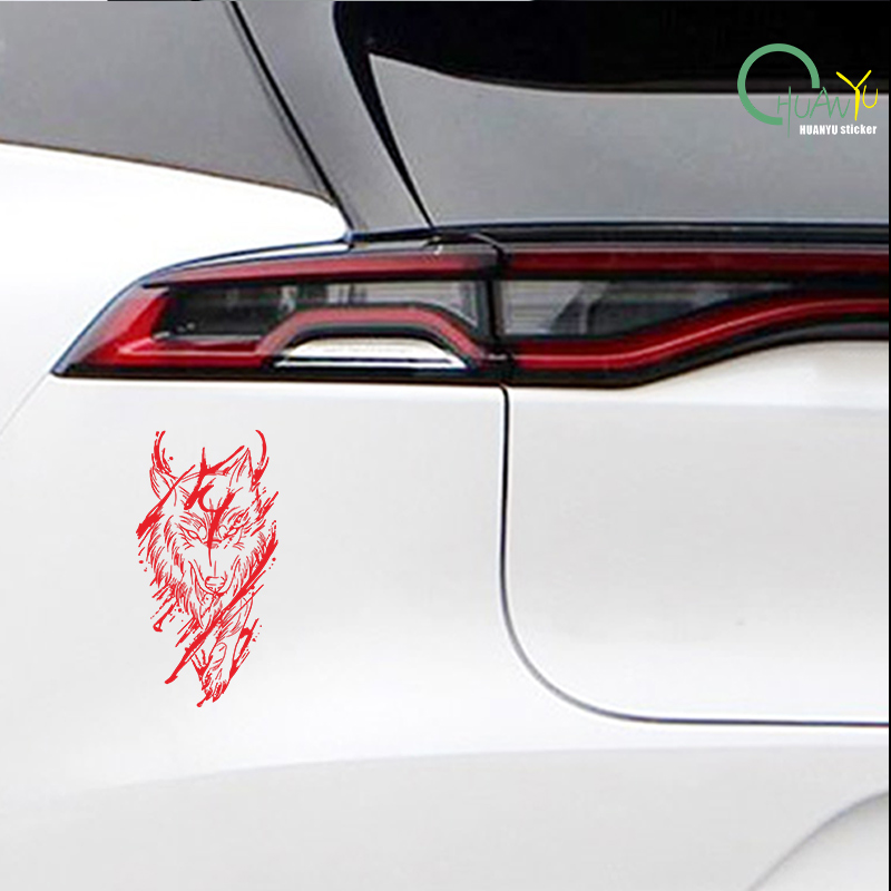 Dark magic wolf car decals car - огляд і ціна Motorcycle Gear Equipment