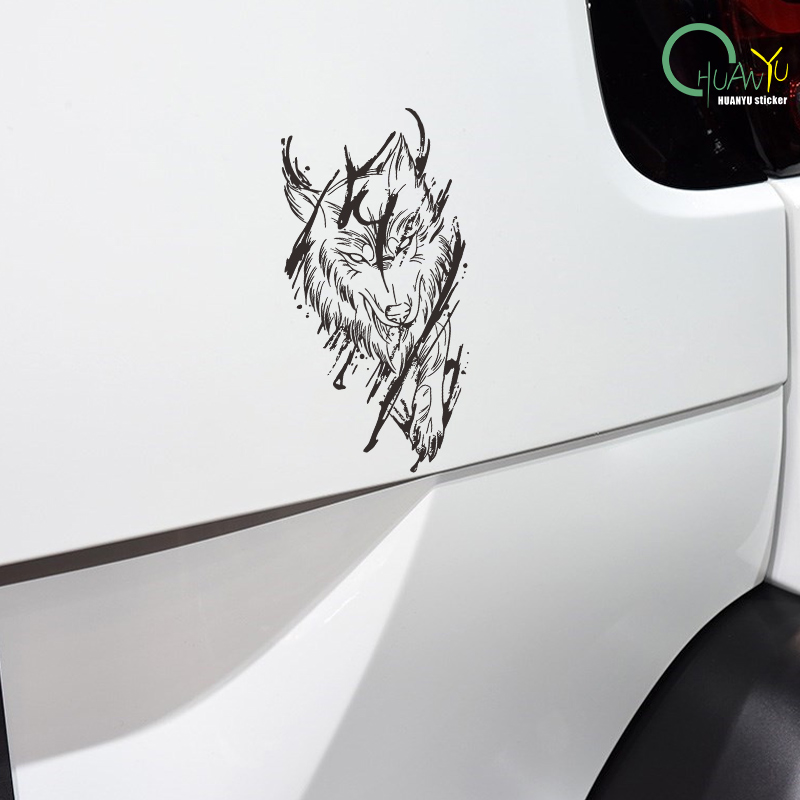 Dark magic wolf car decals car - огляд і ціна Motorcycle Gear Equipment