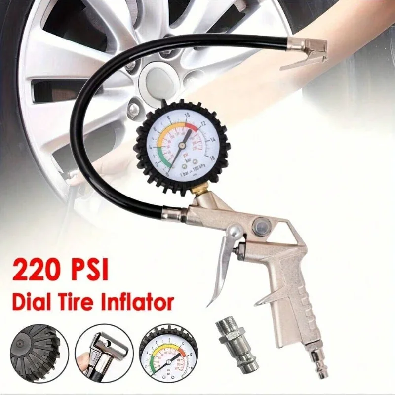 Car tire pressure gun pressure - огляд і ціна Tyre Pressure Gauge