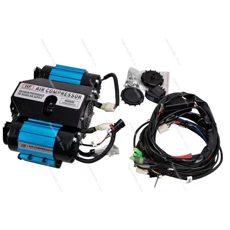 Double Cylinder Air Pump HF Pu - огляд і ціна Tyre Pressure Gauge