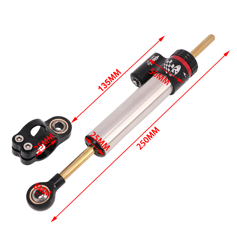 250mm Adjustable Damper Steeri - огляд і ціна Motorcycle Gear Airbag