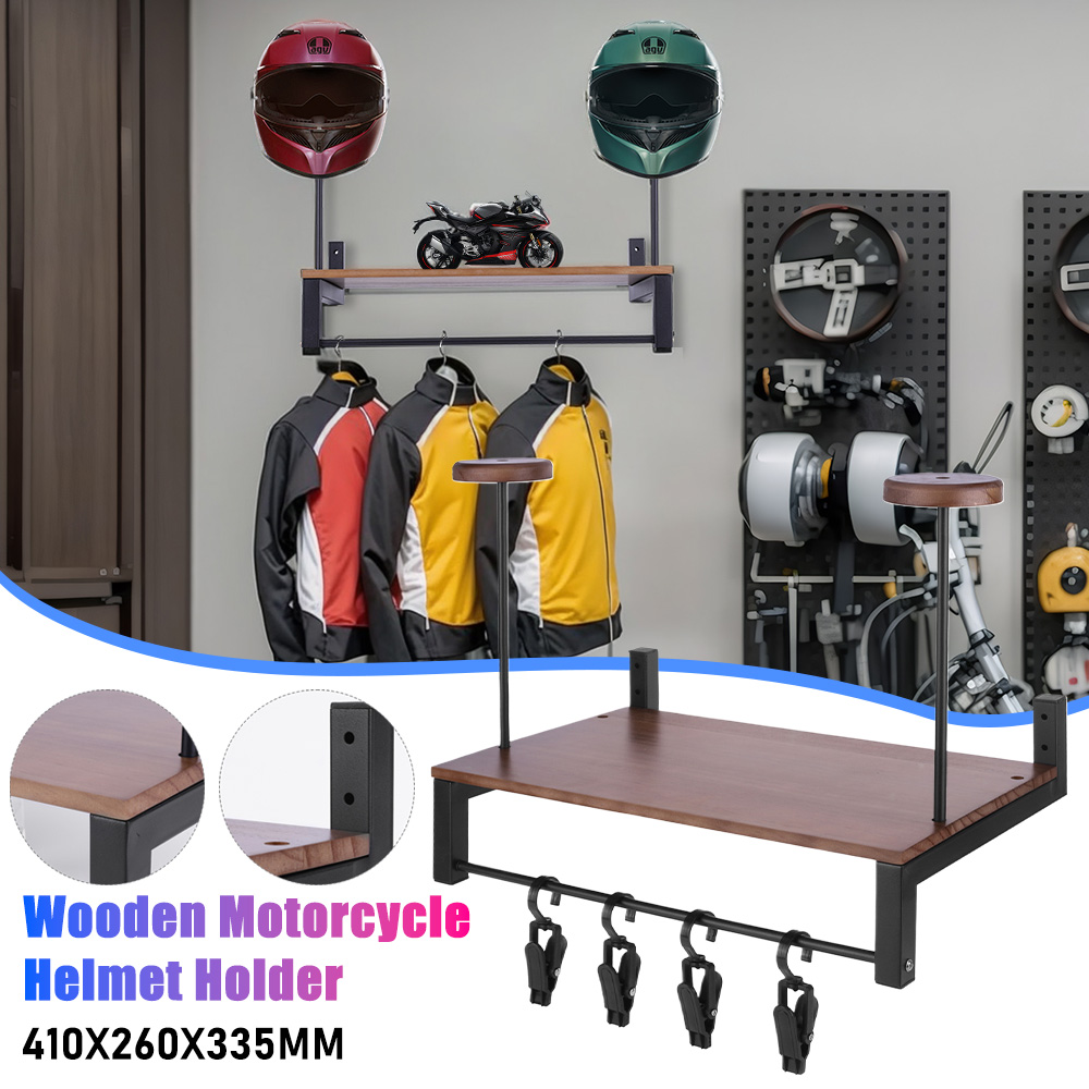 Wooden Display Rack For Motorc - огляд і ціна Motorcycle Gear Display Rack