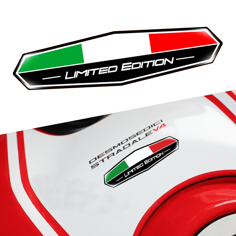 Italy Flag 3D Epoxy Sticker Mo - огляд і ціна Motorcycle Gear Equipment