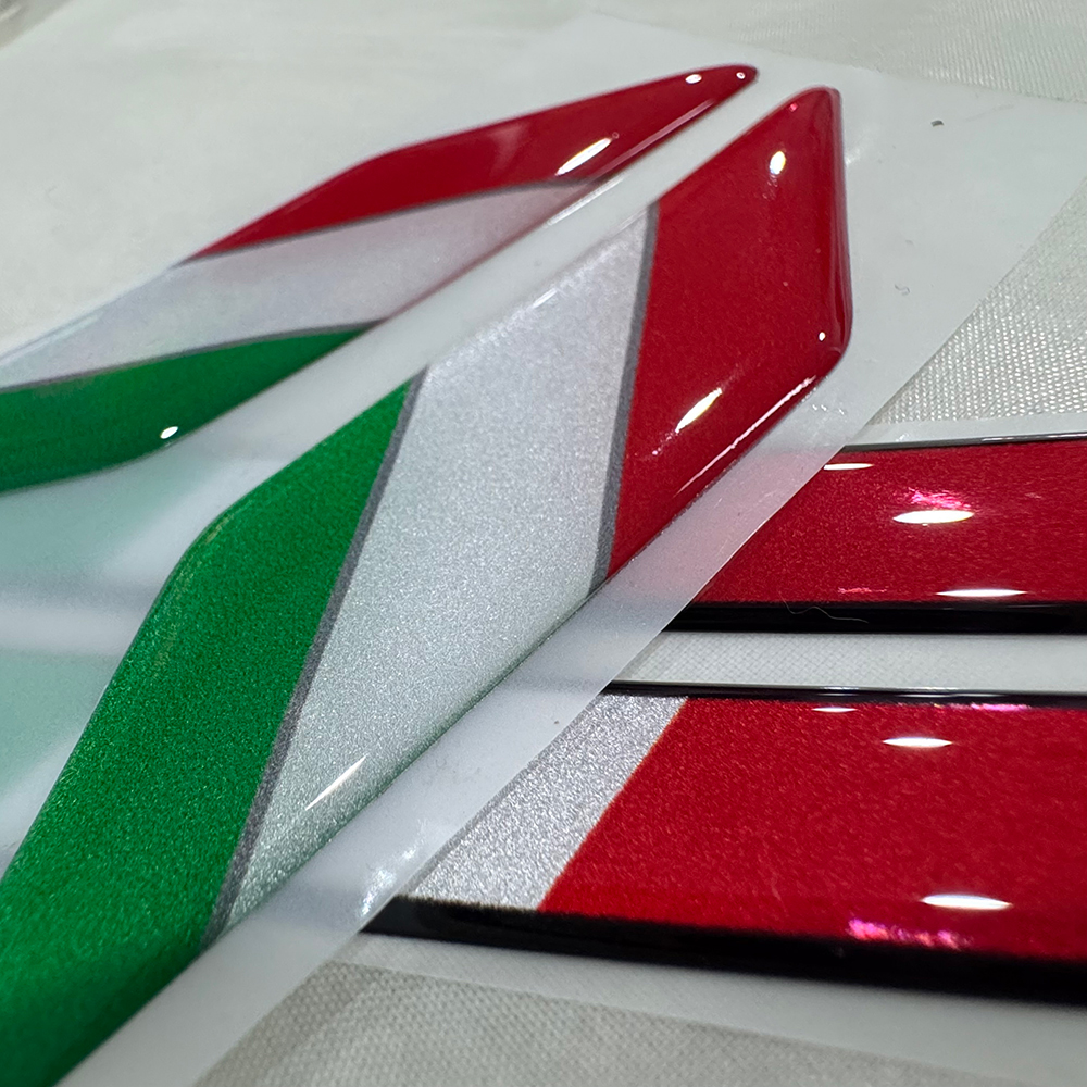 Italy Flag 3D Epoxy Sticker Mo - огляд і ціна Motorcycle Gear Equipment